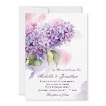 Lilac Flower Christian Bible Verse Bröllop