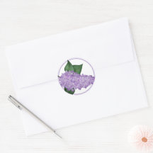 Lilac Flower Stickers