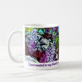 Lilac flowers blooming garden kaffemugg