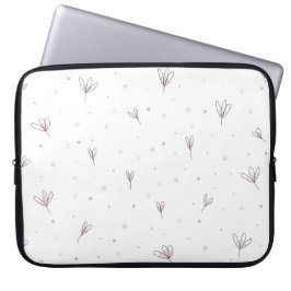 Lilac Flowers Laptop Fodral