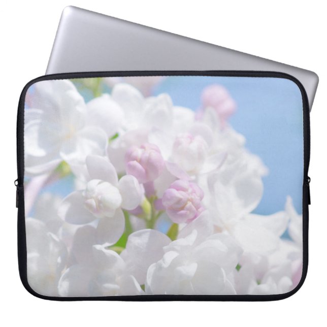 Lilac Flowers Laptop Fodral (Framsidan)