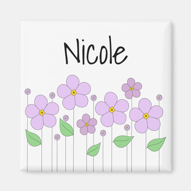 Lilac Flowers Magnet (Framsidan)
