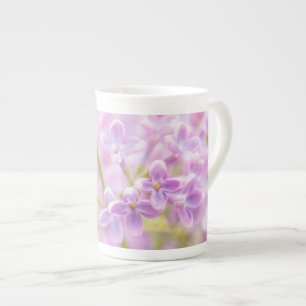 Lilac Flowers Mist Benporslin Mugg