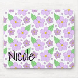 Lilac Flowers Mouse Pad Musmatta
