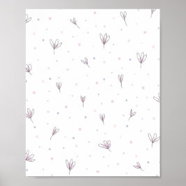 Lilac Flowers Poster