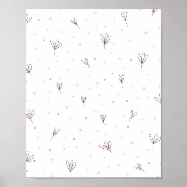Lilac Flowers Poster (Framsidan)