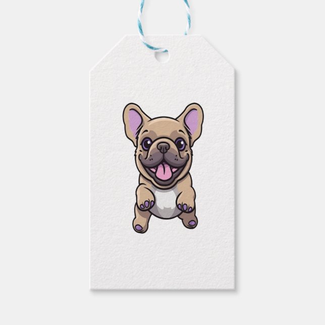 Lilac Fransk Bulldog 9 Presentetikett (Framsidan)