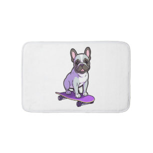 Lilac Fransk Bulldog Badrumsmatta