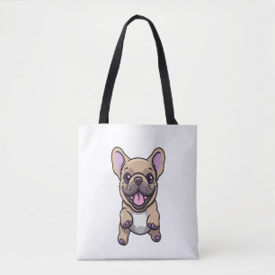 Lilac Fransk Bulldog Tygkasse