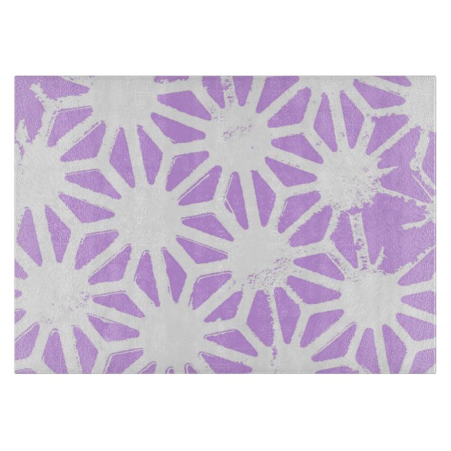 Lilac geometric mönster (Framsidan)