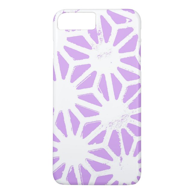 Lilac geometric mönster Case-Mate iPhone skal (Baksida)