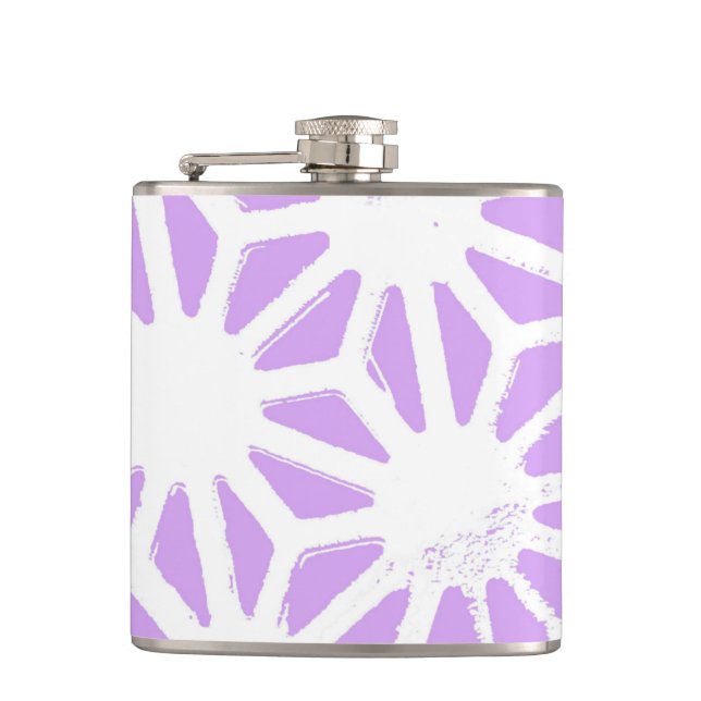 Lilac geometric mönster fickplunta (Framsidan)