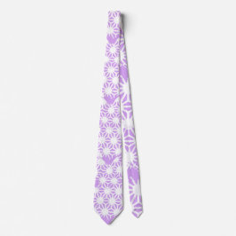Lilac geometric mönster slips
