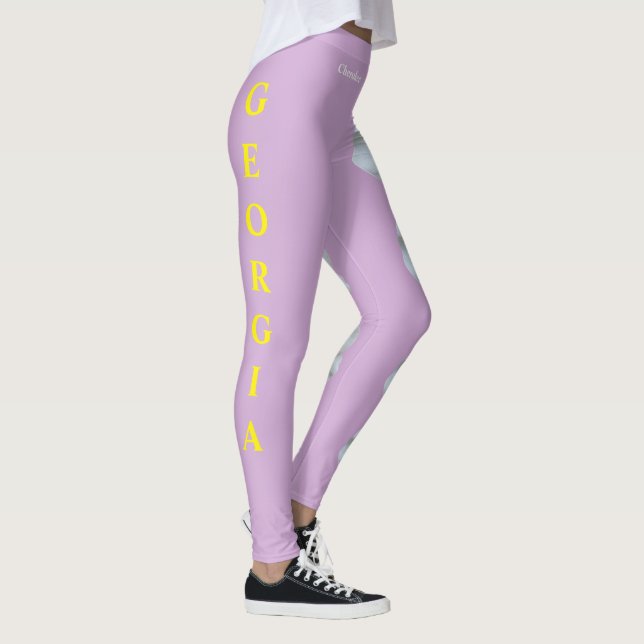 Lilac Georgia State Flower Cherokee Ro Leggings (Höger)