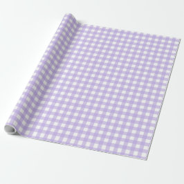 Lilac Gingham Presentpapper