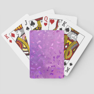 Lilac Glitter Casinokort