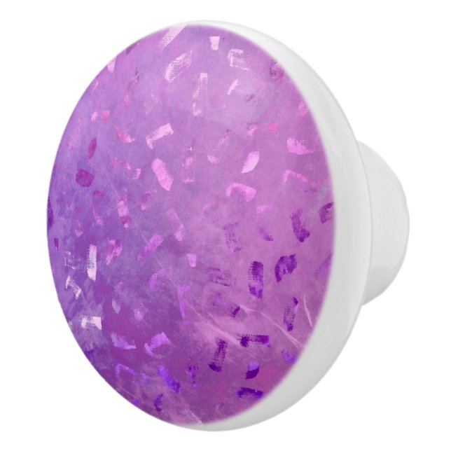 Lilac Glitter Knopp (Höger)