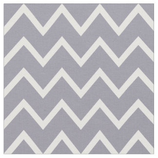 Lilac Grått & White Chevron Tyg
