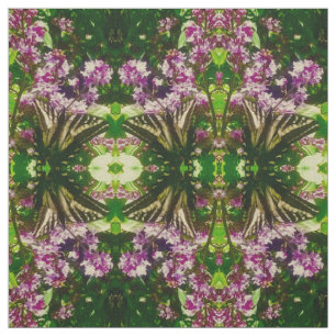 Lilac Gult Butterfly Fabric Tyg