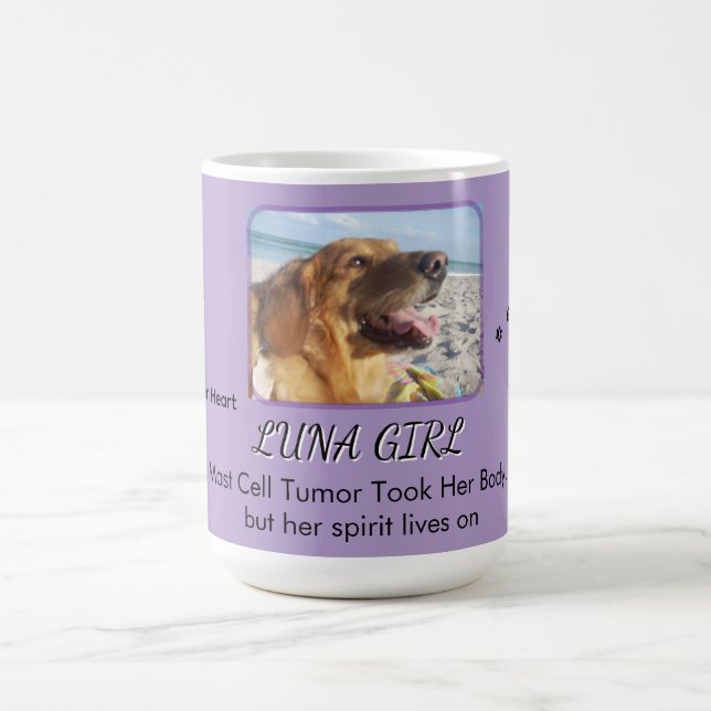 Lilac Heart Forever Tribute Kaffemugg (Center)