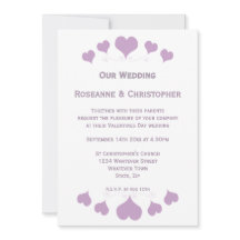 Lilac Hearts Design Bröllop