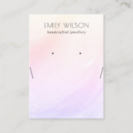 Lilac  Holografisk uppläsning Necklace Visning Visitkort