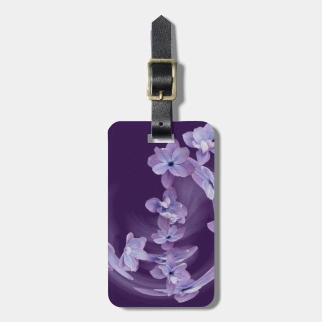 Lilac i cirkel bagagebricka (Vertikal Framsida)