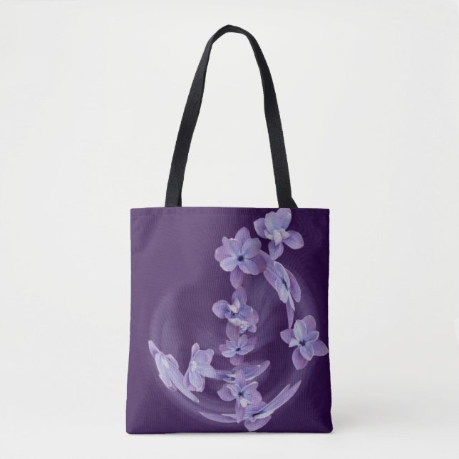 Lilac i cirkel tygkasse (Framsida)
