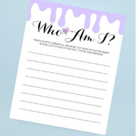 Lilac Ice Cream Möhippa "Vem är jag?" Spel