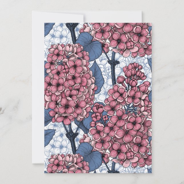 Lilac in pink and blue (Framsida)
