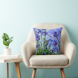 Lilac Irises av Claude Monet, Dekorativ kudde