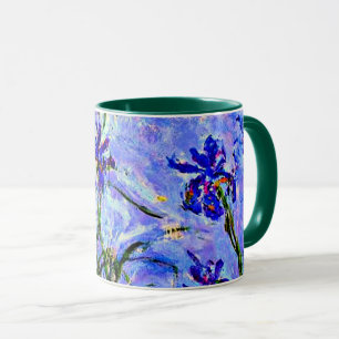Lilac Irises av Claude Monet Mugg