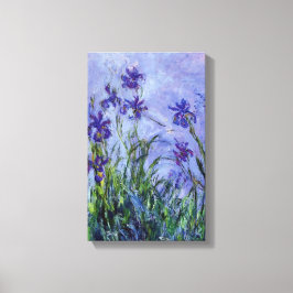 Lilac Irises Claude Monet Fine Art Canvastryck