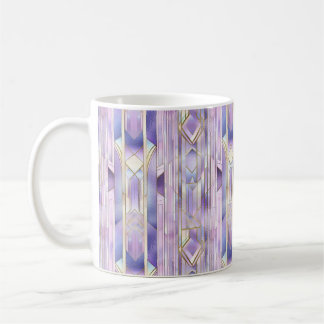 Lilac-lagrad glasbildare kaffemugg