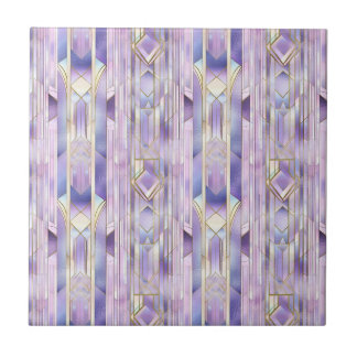 Lilac-lagrad glasbildare kakelplatta