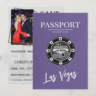 Lilac Las Vegas Pass Save The Date Spara Datumet