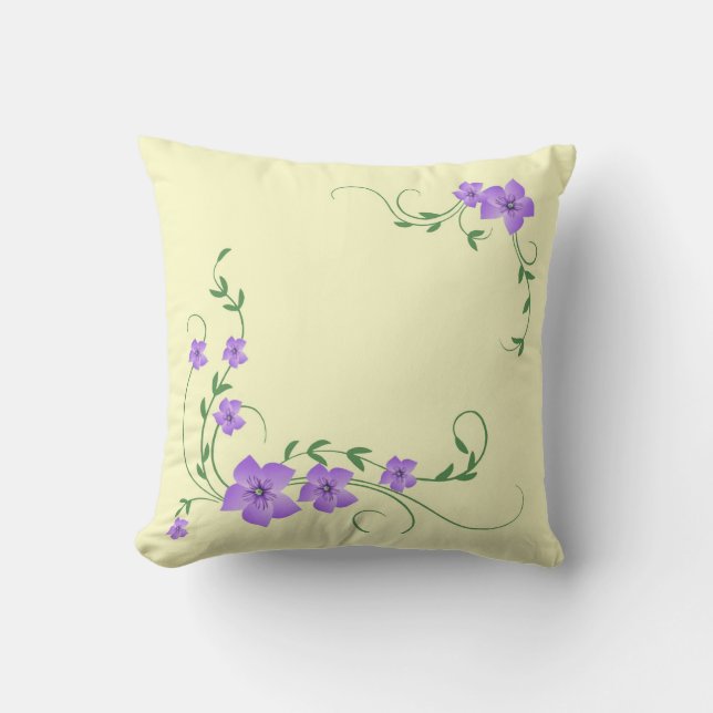 Lilac Lemon Reversible Dekorativ kudde (Framsida)
