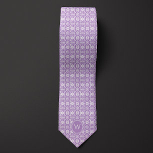 Lilac Lila Blommigt Inspired Monogram Slips
