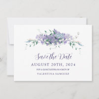 Lilac Lila Blommigt Quinceanera