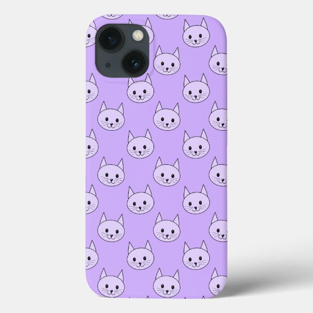 Lilac Lila cat mönster. (Baksida)