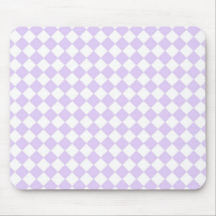 Lilac Lila Diamond Checkered mönster Musmatta