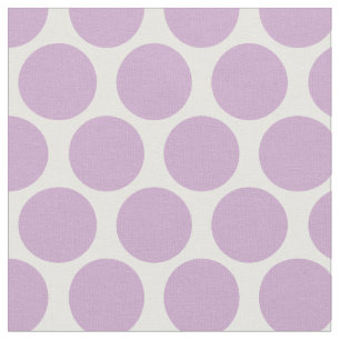 Lilac Lila Mod Dots Tyg