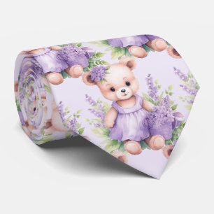 Lilac Lila Nalle Neck Tie Slips