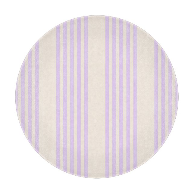 Lilac lila och beige fem rand mönster (Framsidan)