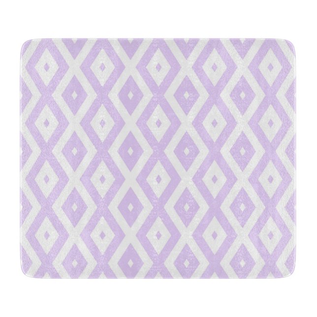 Lilac lila och vit diamant mönster (Framsidan)