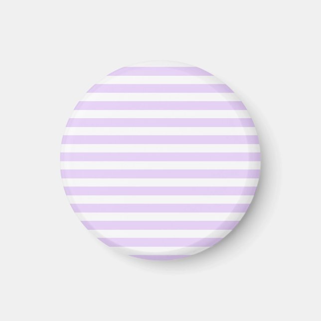 Lilac lila och white candy rand magnet (Framsidan)