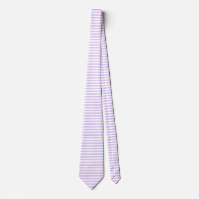 Lilac lila och white candy rand slips (Framsida)