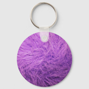 Lilac Lila Päls Nyckelring