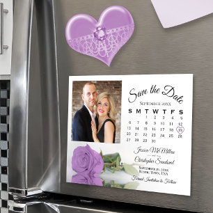 Lilac Lila Ro Calendar Photo Spara Date Magnet