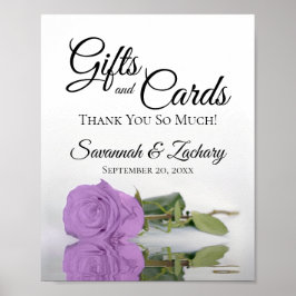 Lilac Lila Ro Gifts & Cards Bröllop-skylt Poster